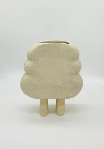 Vase sculpture “Nuage sur pieds”